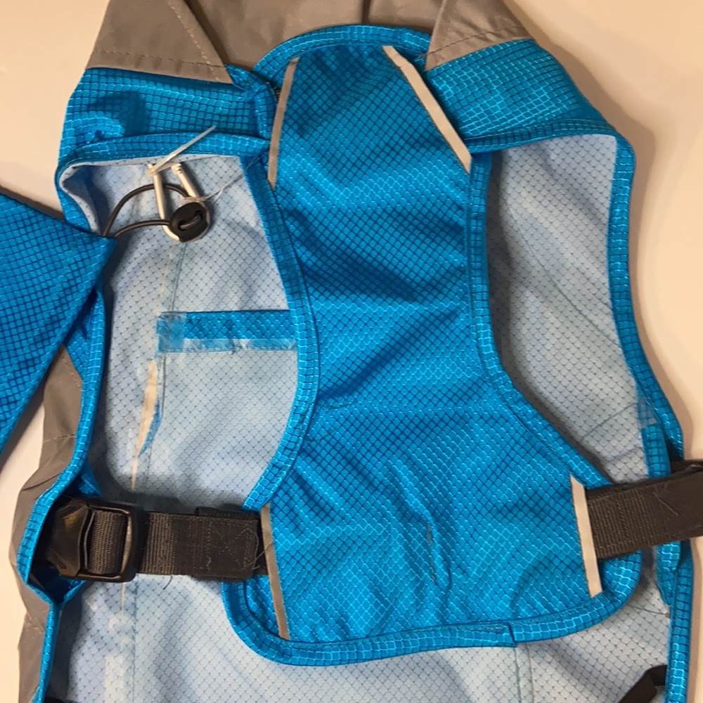 Arcadia Trail dog raincoat blue and grey high visibility - Picture 11 of 15